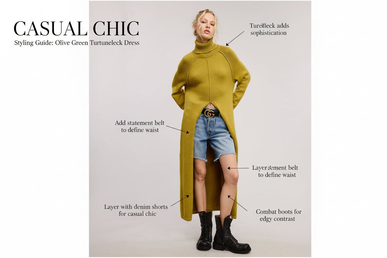 long sweater dress with slit