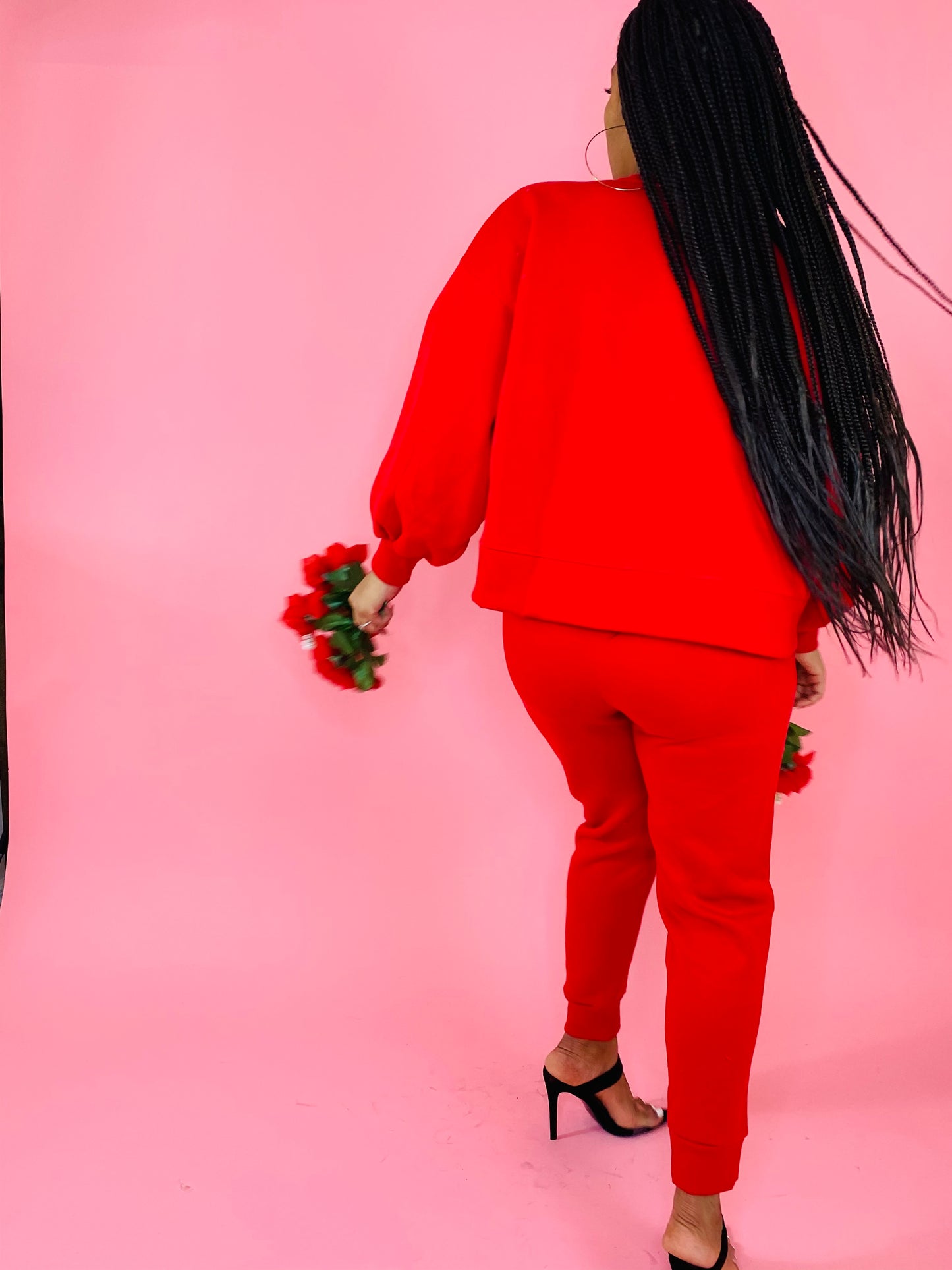 The Comfiest Sweatsuit | Red - SheWitIt