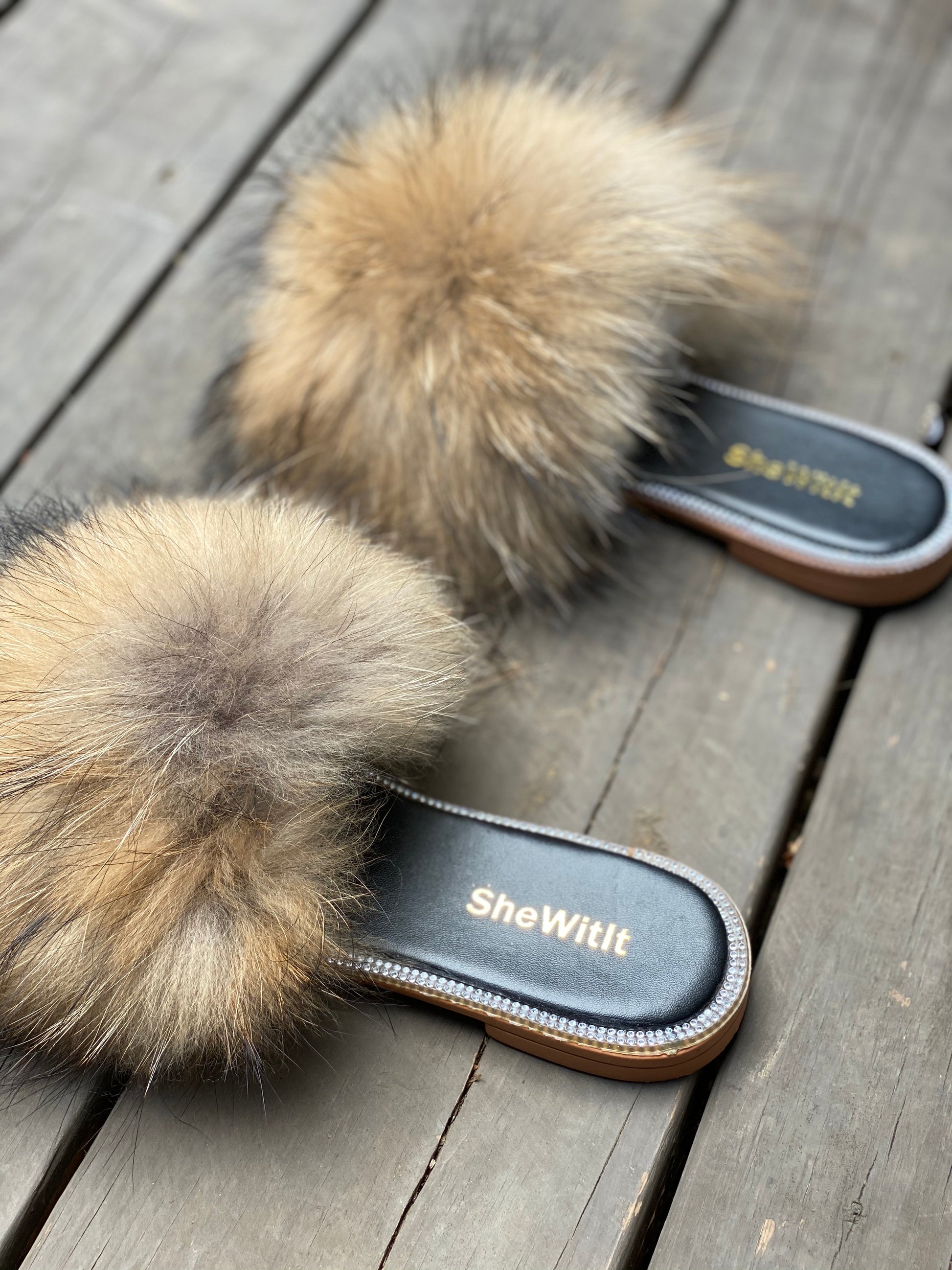 Diamond Studded Flats - SheWitIt