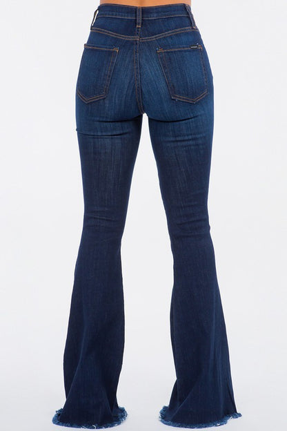 Dark Bell Bottom Jeans