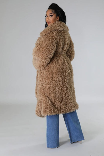 Fuzzy Fur Coat