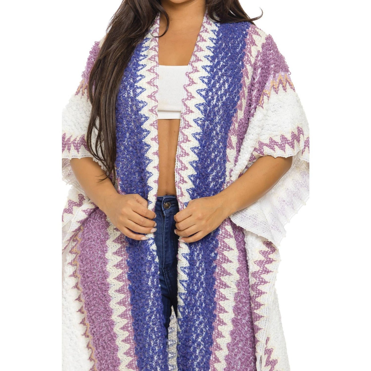 Long Poncho Cardigan