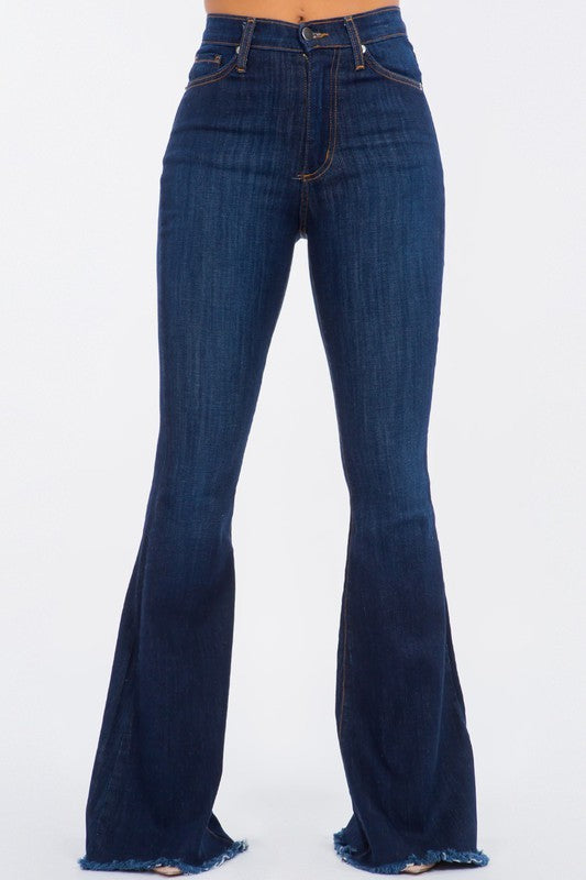 Dark Bell Bottom Jeans