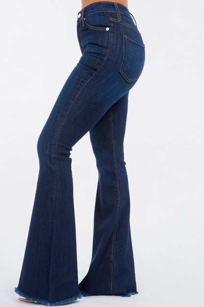 Dark Bell Bottom Jeans