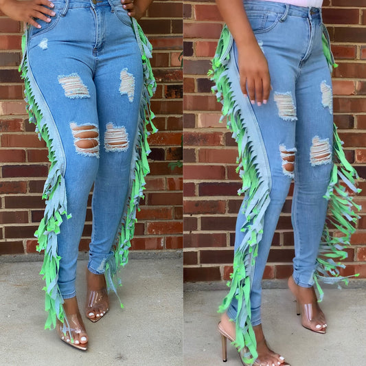 Fringe With Me Jeans - SheWitIt