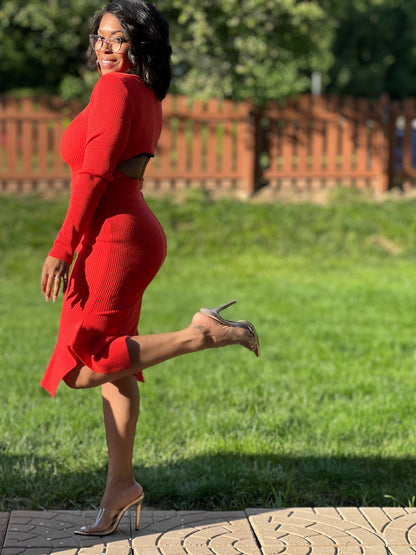 So Chic Dress | Red