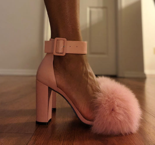 Pink Puffer Heels - shewithit