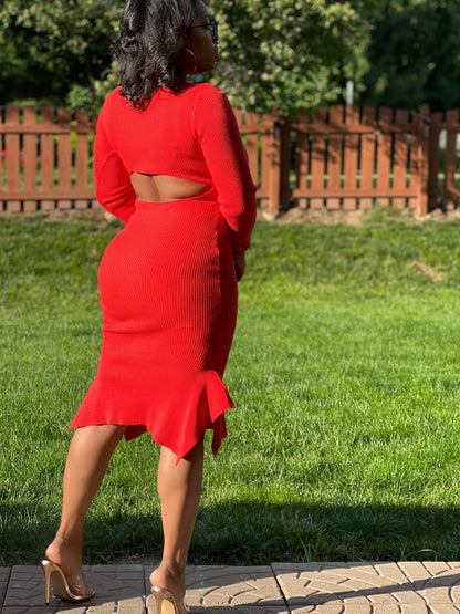 So Chic Dress | Red