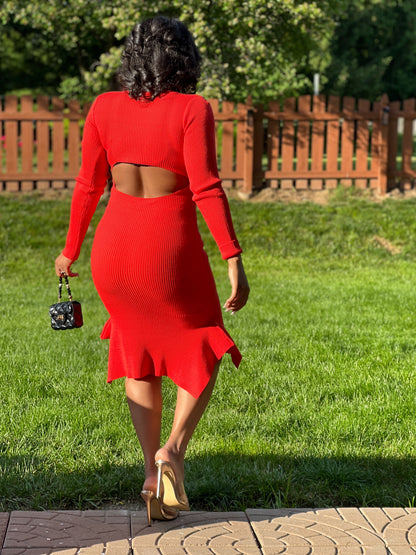 So Chic Dress | Red