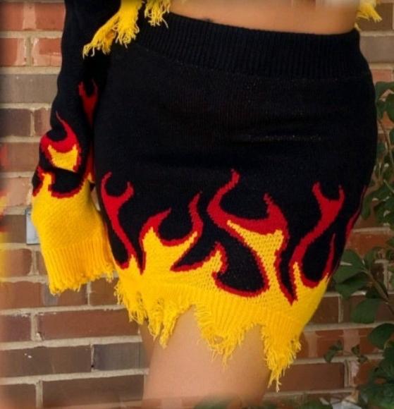 On Fire Skirt - SheWitIt